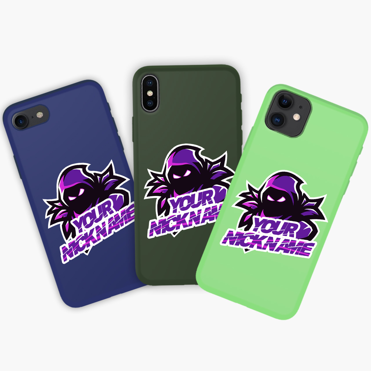 

Чехол Apple Iphone 7 Apple Iphone 8 Фортнайт (Fortnite) Honor Candy силиконовый Темно-синий