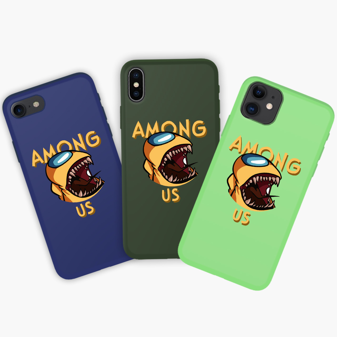 

Чехол Apple Iphone 7 Apple Iphone 8 Амонг Ас Желтый (Among Us Yellow) Honor Candy силиконовый Салатовый