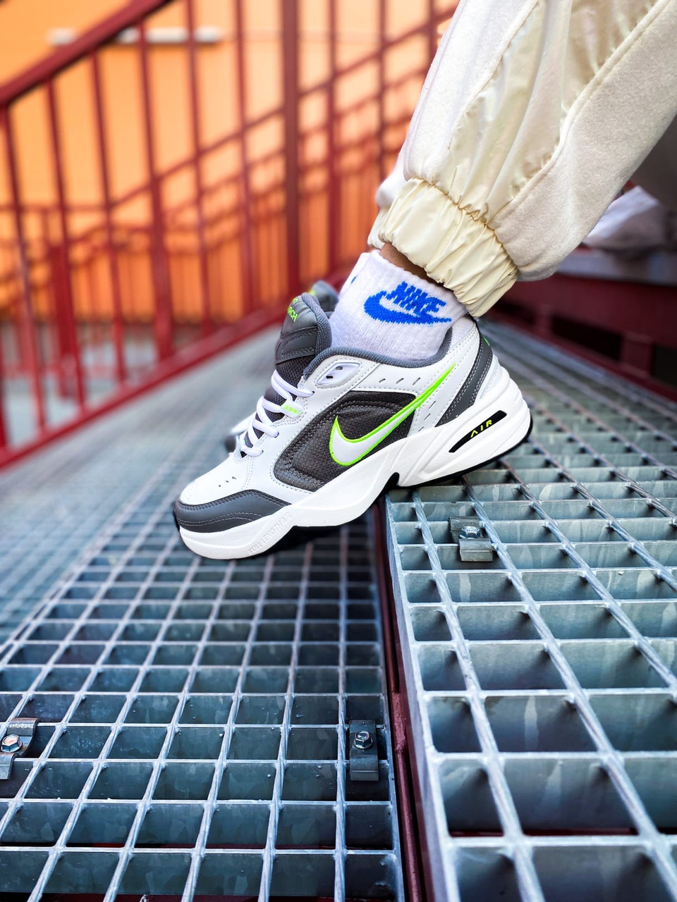 

Мужские белые кроссовки Nike Air Monarch, Белый