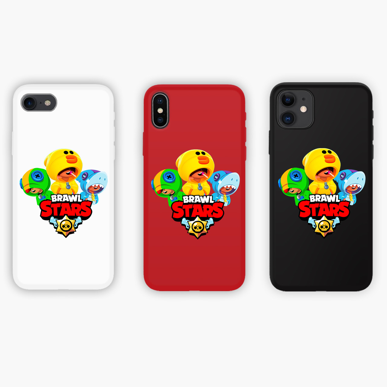 

Чехол Apple Iphone X Apple Iphone Xs Леон Бравл Старс (Leon Brawl Stars) Honor Candy силиконовый Черный