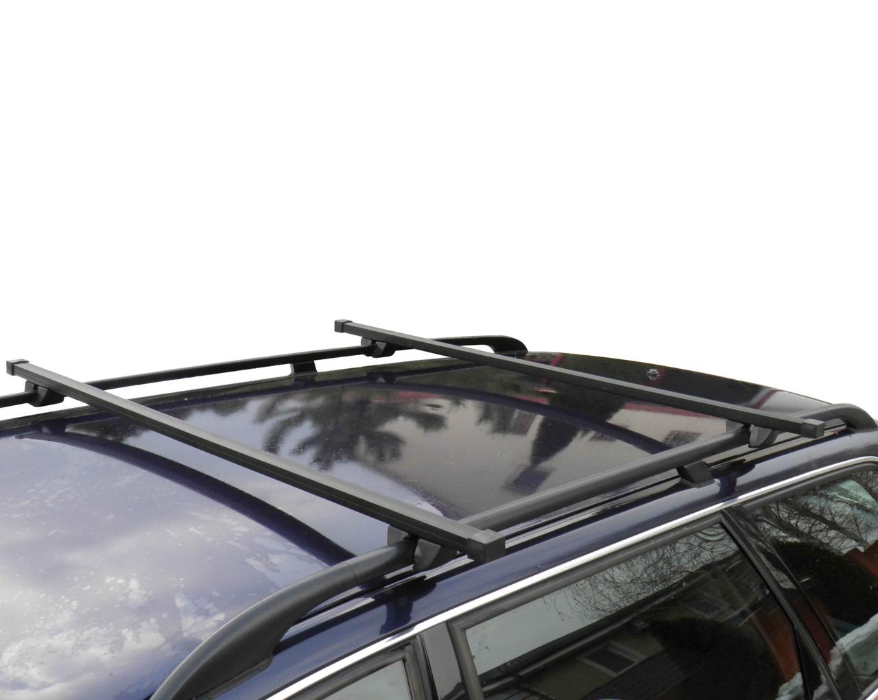 Багажник Chery Tiggo 2005- на рейлинги Lux Standart, 128 см, Металл