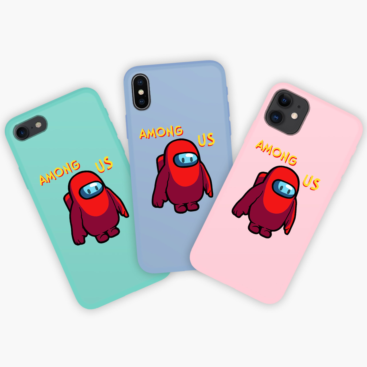 

Чехол силиконовый Apple Iphone XR Амонг Ас Красный (Among Us Red) Honor Candy силиконовый Прозрачный