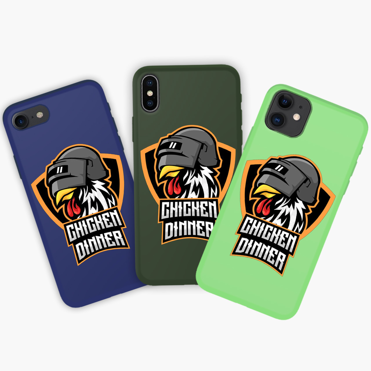 

Чехол силиконовый Apple Iphone 11 Пубг (Pubg) Honor Candy силиконовый Хаки