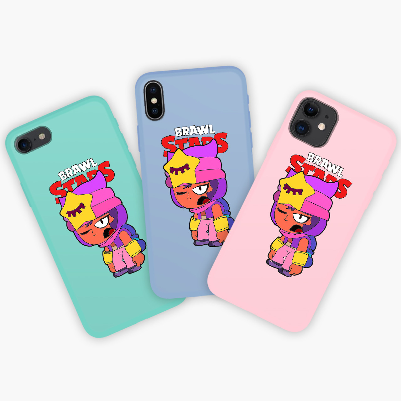 

Чехол Apple Iphone 11 Pro Сэнди Сенди Бравл Старс (Sandy Brawl Stars) Honor Candy силиконовый, Голубой