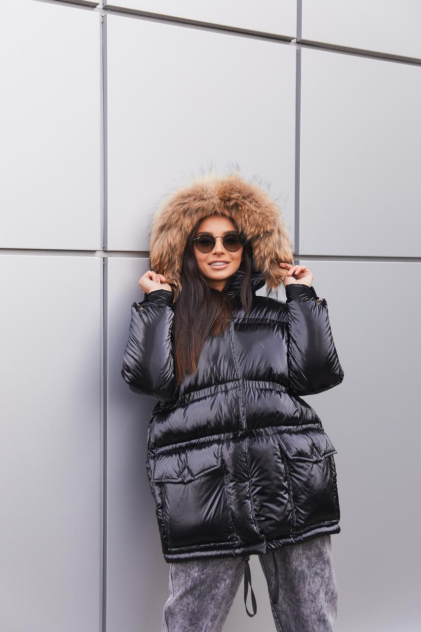 Купити жіночу зимову куртку з капюшоном від українського виробника в  "Інтернет-магазині "Світ Високості" +380 (67) 631-24-15
