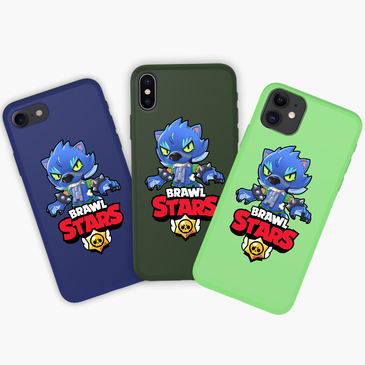 

Чехол Apple Iphone 11 Pro Max Леон Оборотень Волк Бравл Старс (Leon Werewolf Wolf Brawl Stars), Хаки