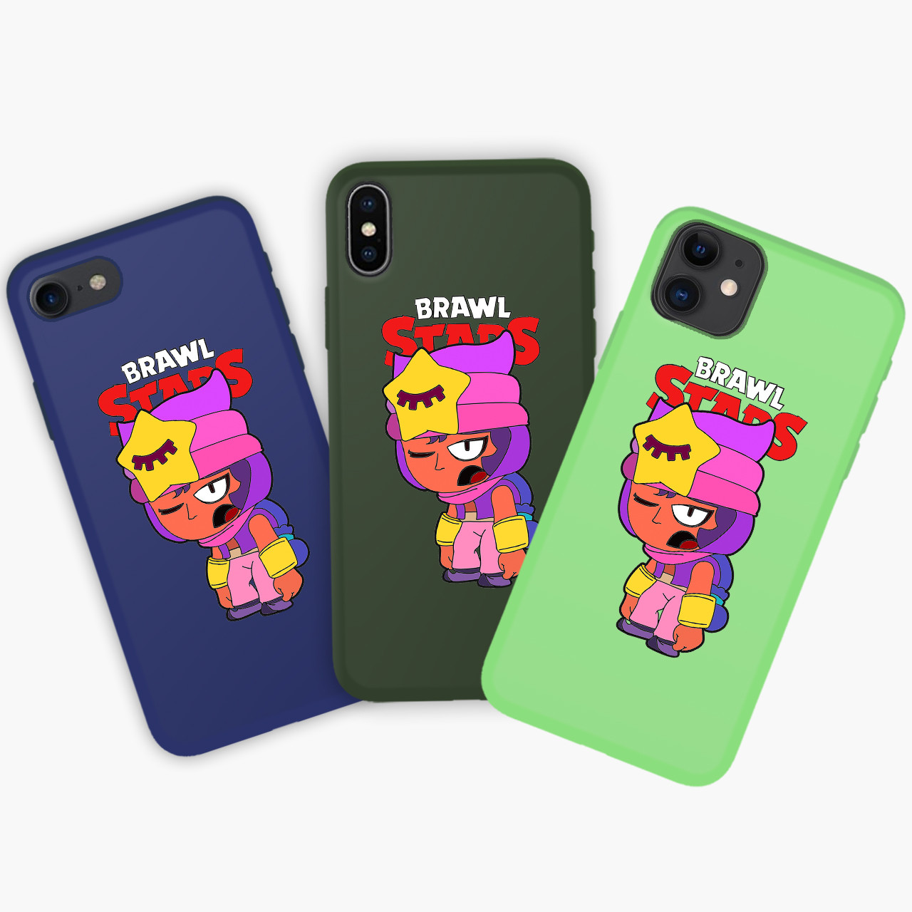 

Чехол Apple Iphone X Apple Iphone Xs Сэнди Сенди Бравл Старс (Sandy Brawl Stars) Honor Candy силиконовый Хаки