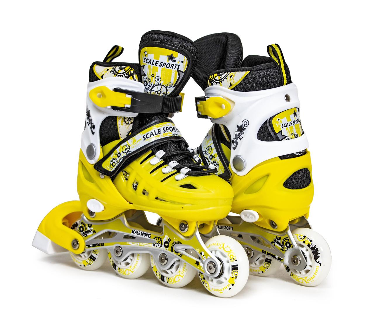 

Роликовые коньки Scale Sports 29-33 Yellow (748527067-S, Жёлтый