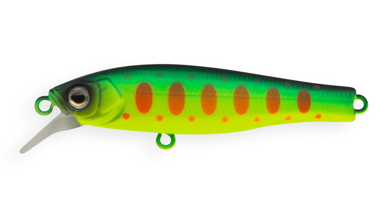 

Воблер Минноу Strike Pro Quick Minnow 55S, 55 мм, 4,5 гр, Загл. 1,5м., Тонущий, цвет: A209S Acid Mat Char,