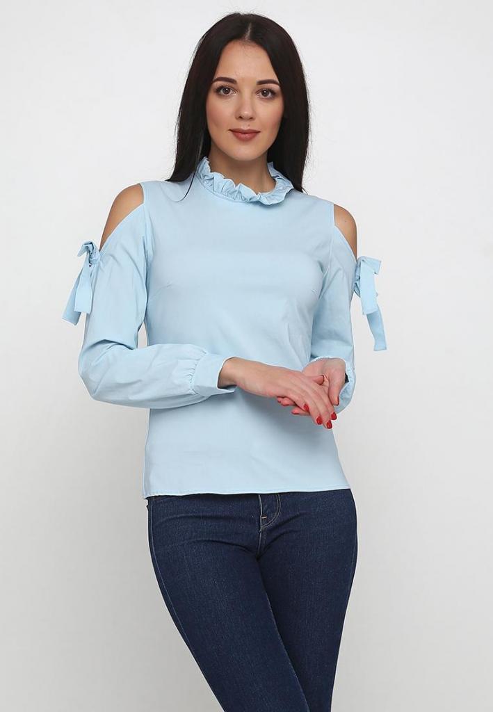 

Жіноча блузка Подіум Kosmo 21260-LIGHT/BLUE XS Голубий M