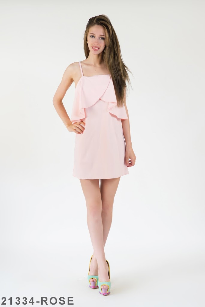 

Жіноче плаття Подіум Sandy 21334-ROSE XS Рожевий