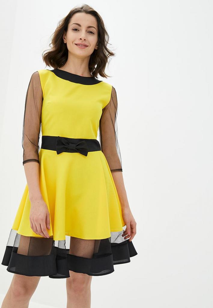 

Жіноча сукня Подіум Comely 23981-YELLOW XS Жовтий