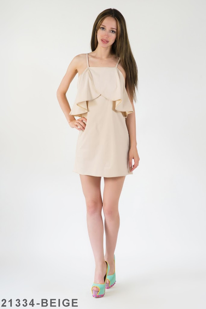 

Жіноче плаття Подіум Sandy 21334-BEIGE XS Бежевий XXL