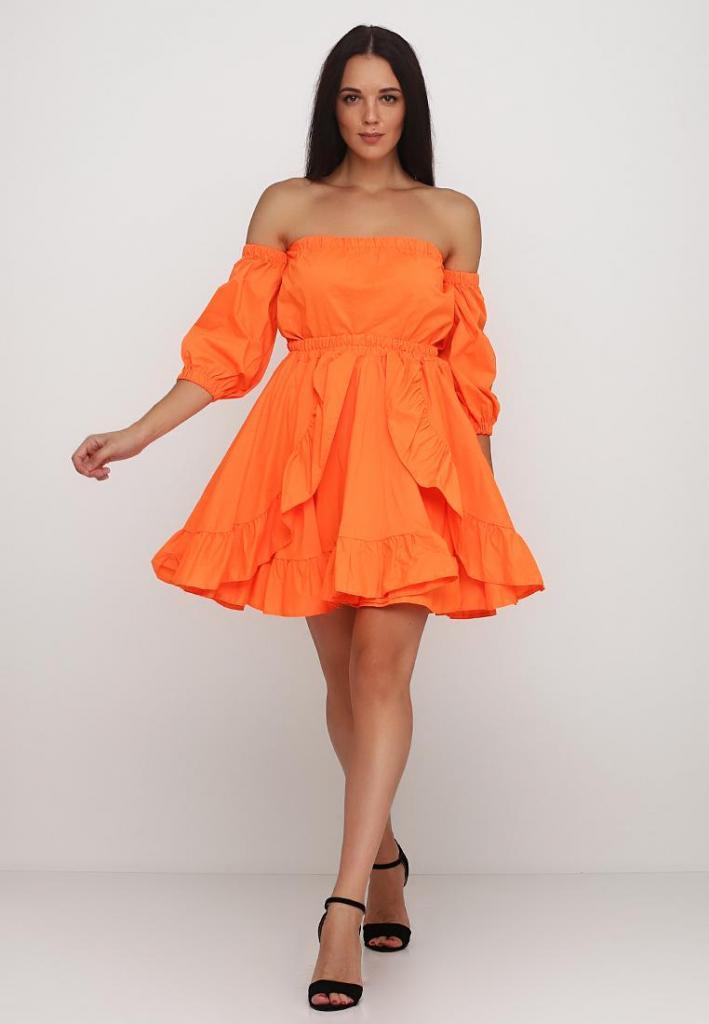 

Жіночий костюм Подіум Nihal 25893-ORANGE XS Помаранчевий