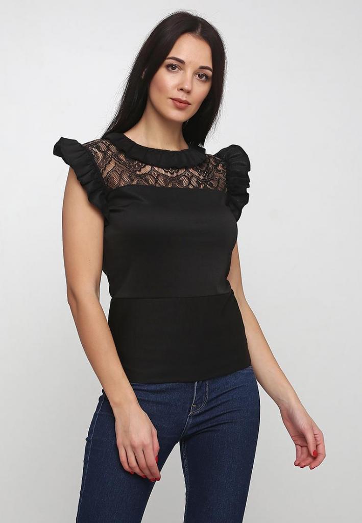 

Жіноча блузка Подіум Fionis 21218-BLACK XS Чорний L