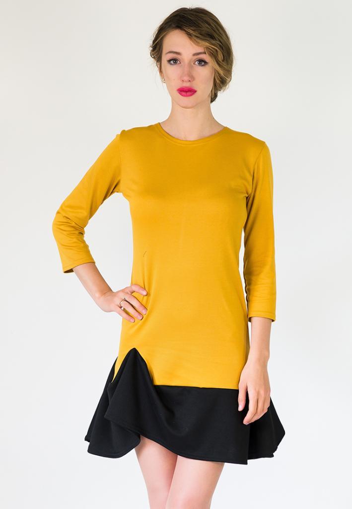 

Жіноче плаття Подіум Betis 21163-MUSTARD XS Гірчичний XXL