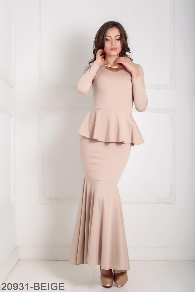 

Жіноче плаття Подіум Laura 20931-BEIGE XS Бежевий XXL