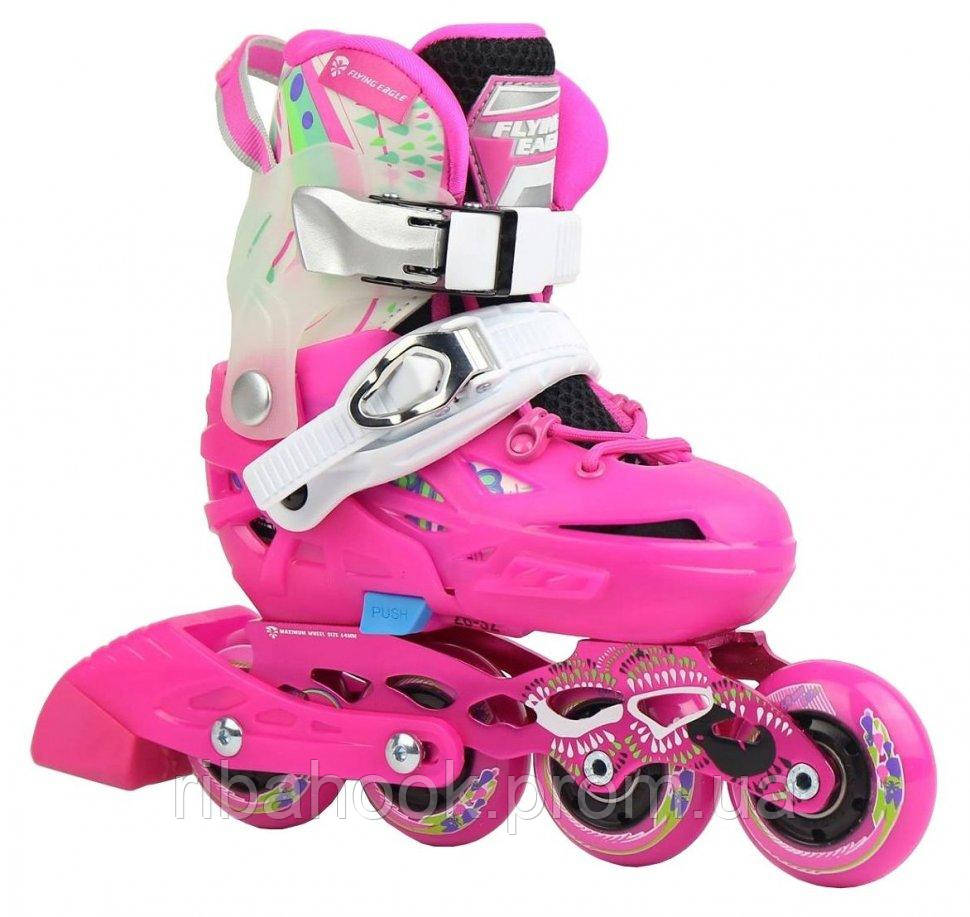 

Ролики детские Flying Eagle S6S Junior Pink (28-32, Розовый