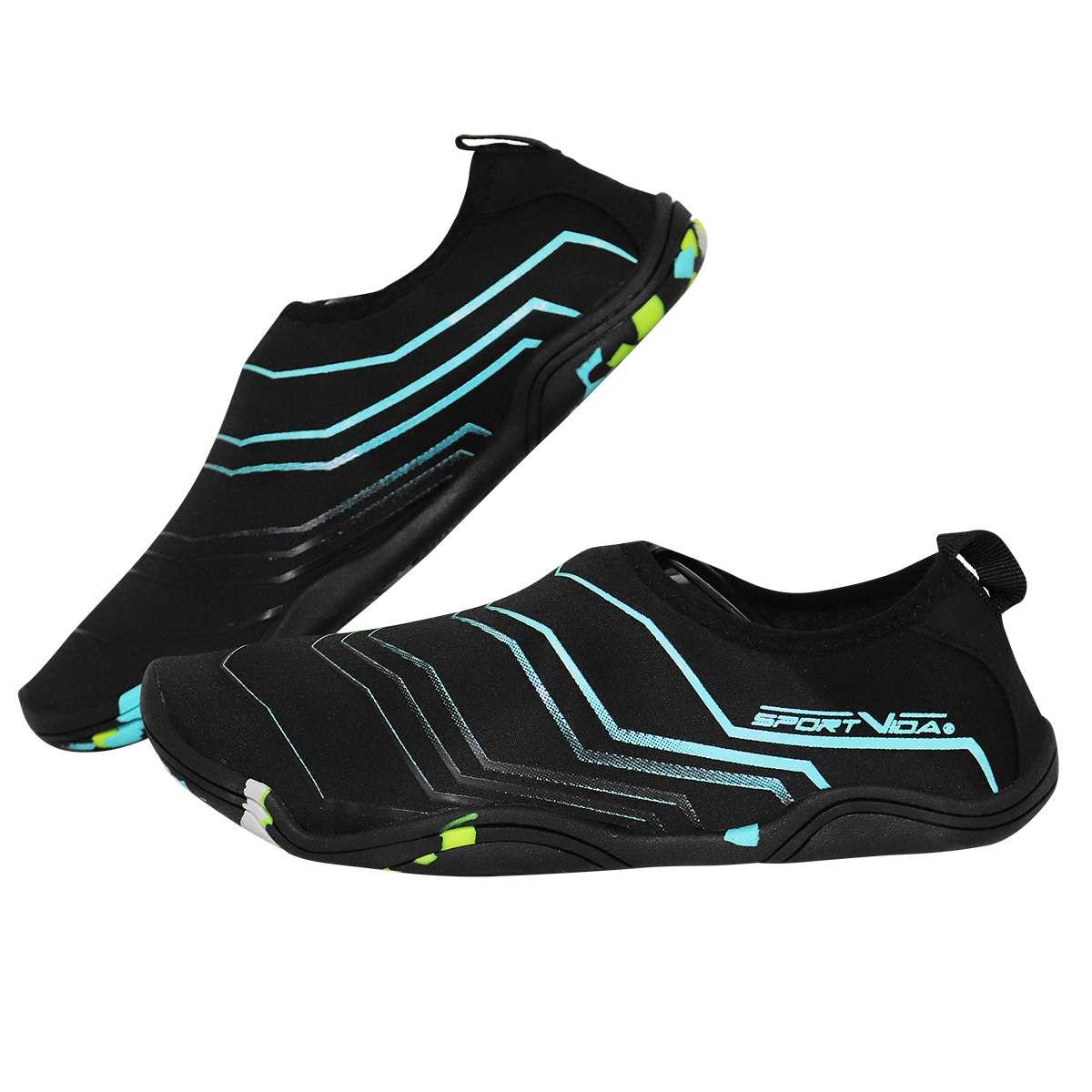 

Обувь для пляжа и кораллов аквашузы SportVida Size 36 Black/Blue SKL41-277874