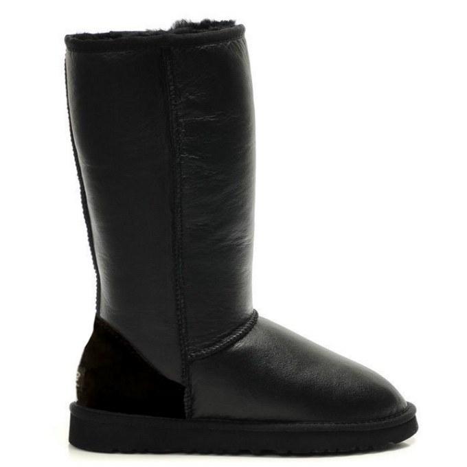 

Женские UGG CLASSIC TALL BOOT LEATHER "BLACK" 36 Черный (1674/36)