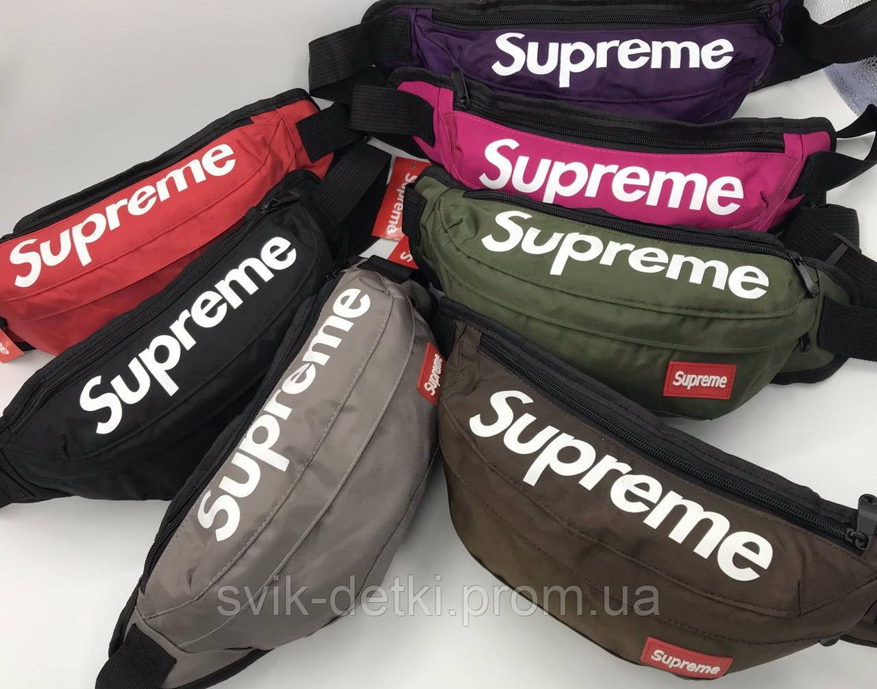 

Поясная сумка Сумка на пояс Бананка молодежная Supreme