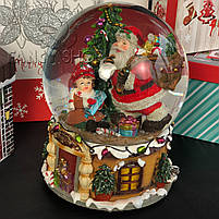 Сніжна куля "З подарунками", велика, 16 см, Снежный шар "С подарками" 559-107, фото 2
