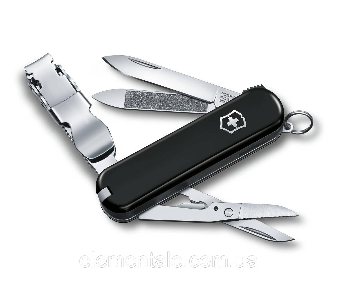 

Швейцарский нож Victorinox NailClip 580 65 мм 8 функций Черный