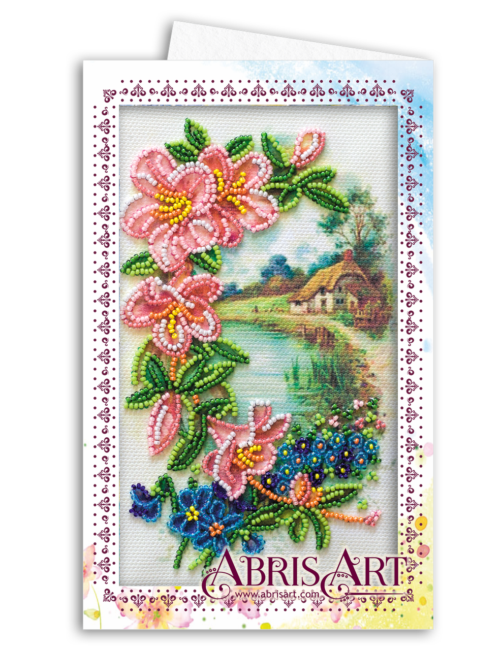 

Набор для вышивания бисером открытка-конверт Абрис Арт Прованс AOM-010