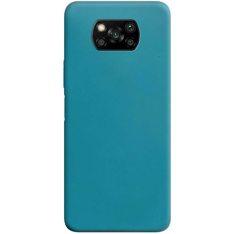 

Силиконовый чехол Candy для Xiaomi Poco X3 NFC Синий / Powder Blue