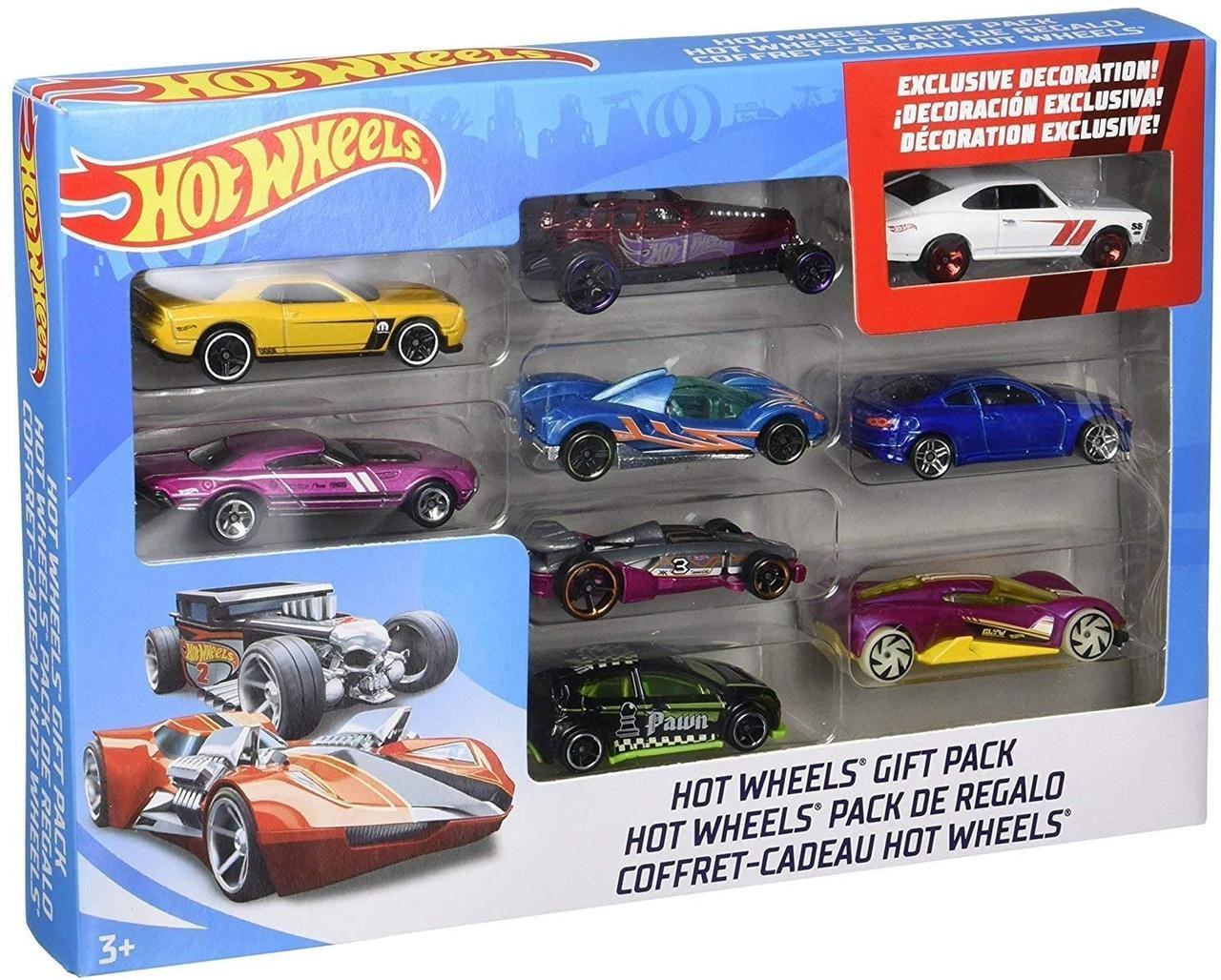 

Набор 9-ти базовых машинок Hot Wheels в ассортименте 9-Car Gift Pack