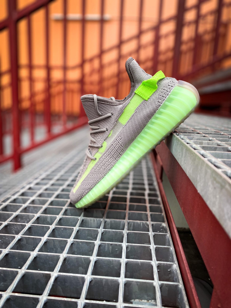 adidas yeezy green glow