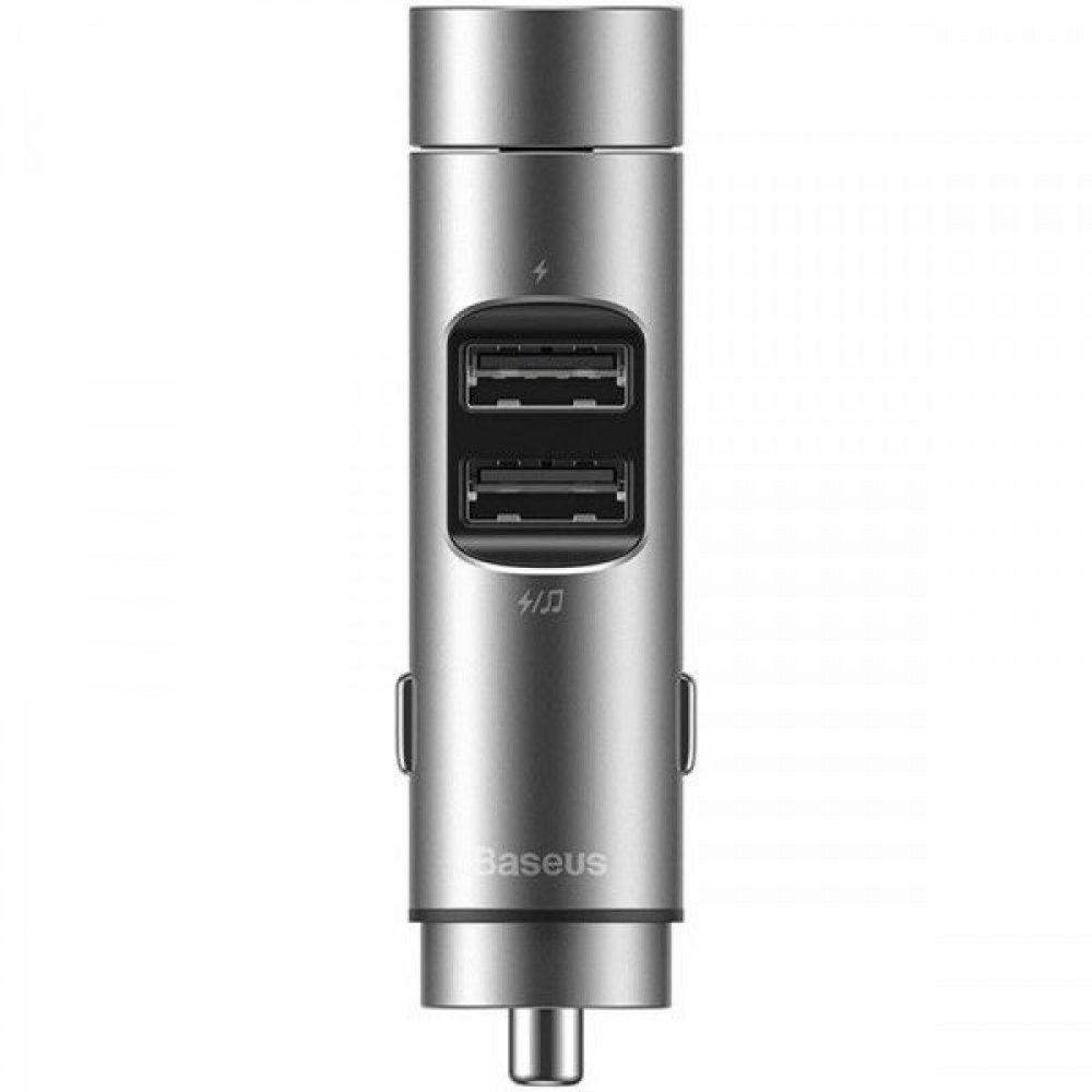 

Автомобильное ЗУ Baseus Energy Column Bluetooth FM Launcher 3,1A 2USB silver