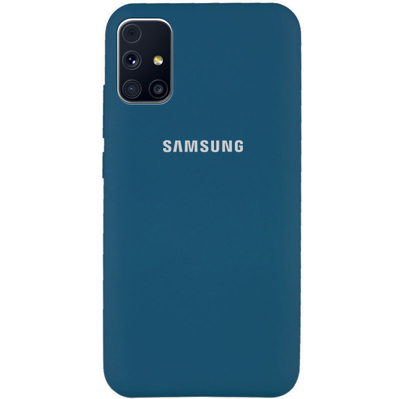 

Чехол Silicone Cover Full Protective (AA) для Samsung Galaxy M31s Синий / Cosmos Blue