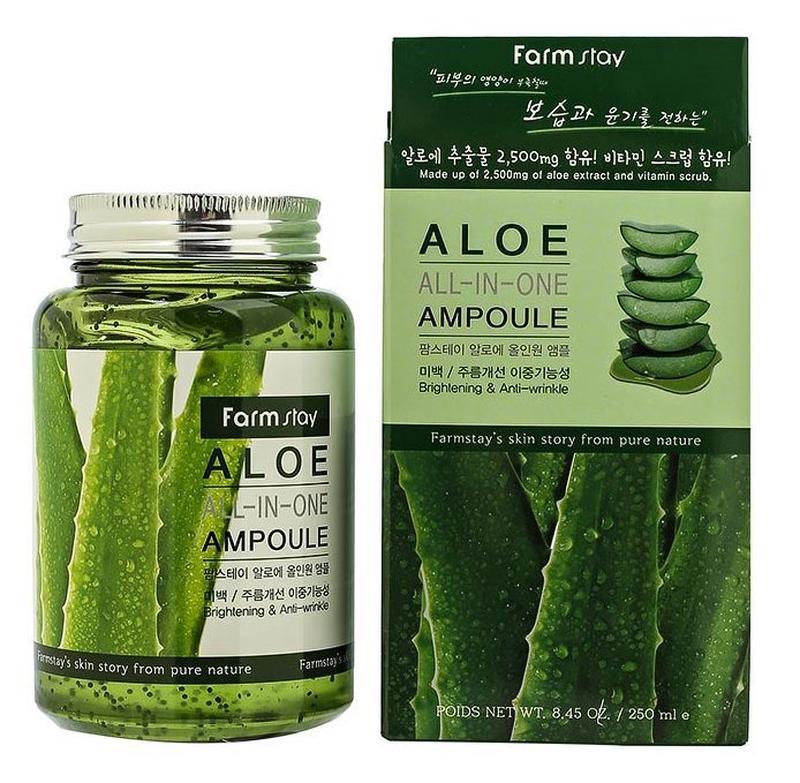 

Сыворотка FarmStay Aloe All-In One Ampoule (ЕТ000039)