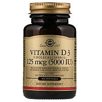 Vitamin D3 5000 IU Solgar, 120 капсул