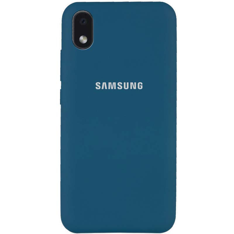 

Чехол Silicone Cover Full Protective (AA) для Samsung Galaxy M01 Core / A01 Core Синий / Cosmos Blue