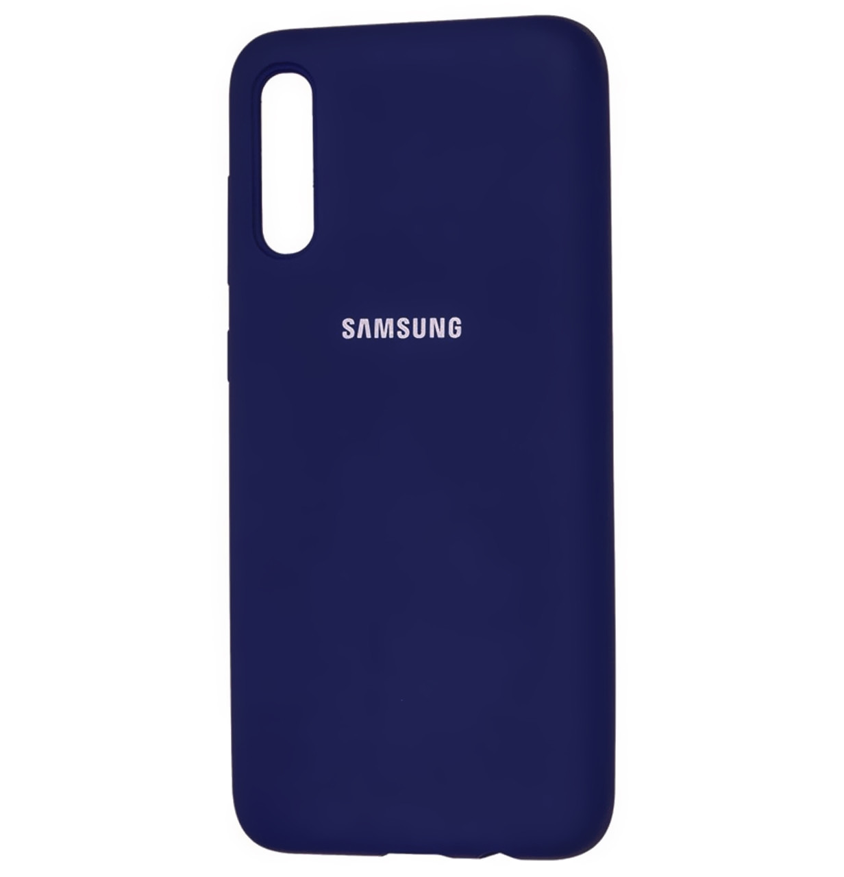 

Чехол-накладка Original Silicone case Full Protective на Samsung Galaxy A70 (2019) SM-A705F Navy Blue