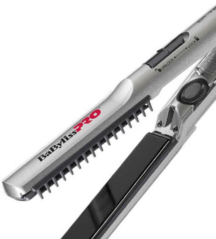 

Профессиональный утюжок для волос Babyliss 2670 38 мм серый с гребешком Бэбилис, Бэйбилис, щипцы, для объема,