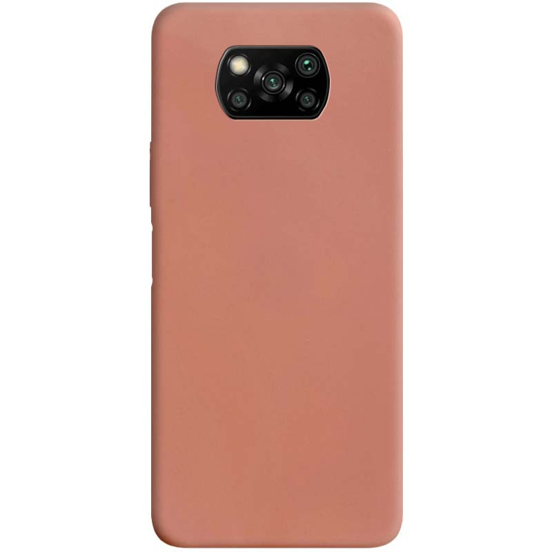 

Силиконовый чехол Candy для Xiaomi Poco X3 NFC / Poco X3 Pro, Rose gold