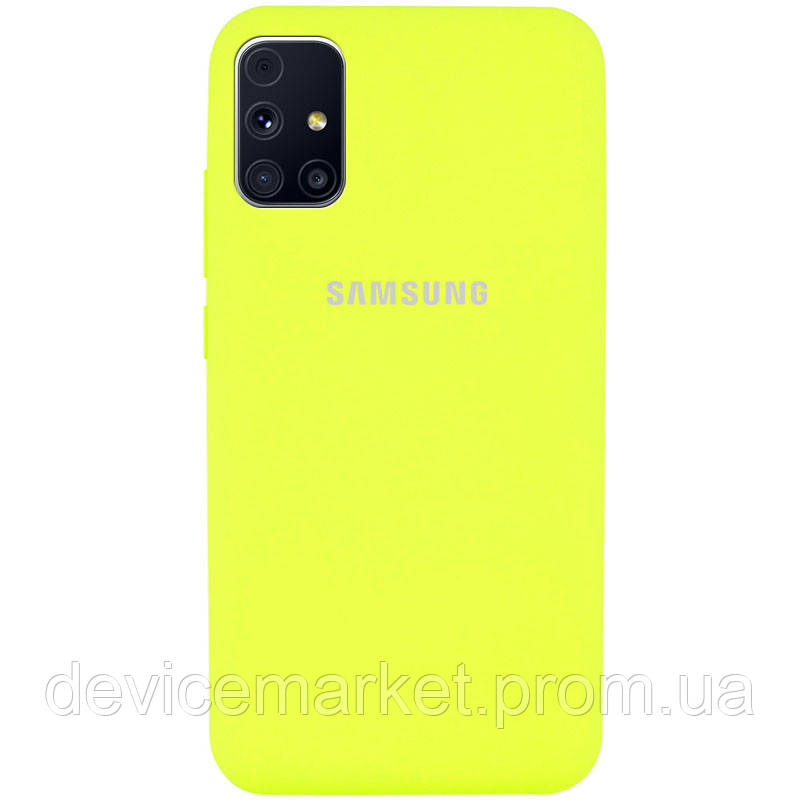 

Чехол Silicone Cover Full Protective для Samsung Galaxy M31s Желтый / Flash