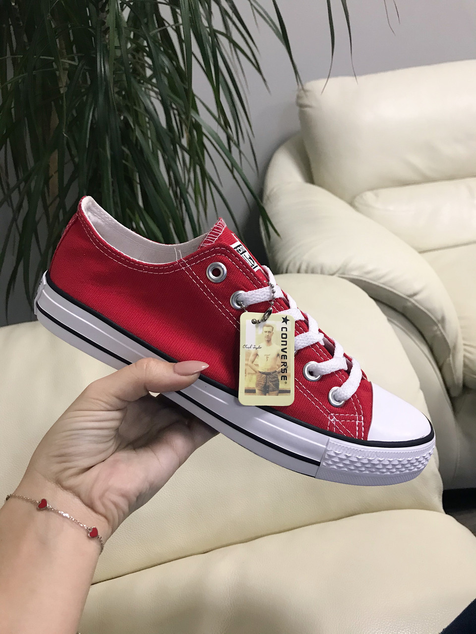 

Кеды низкие Converse Конверс [ 36,37,38,39,40 ] 39, Красный