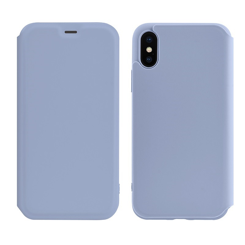 

Чехол-книжка Hoco Colorful series liquid silicone для Apple iPhone X/XS Purple, Сиреневый