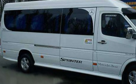 

Mercedes Sprinter 1995-2006 гг. Боковые пороги (стекловолокно, под покраску)