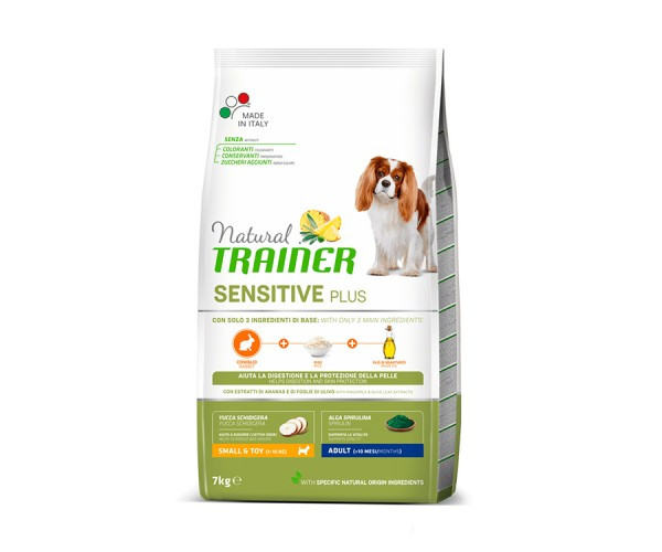 

Natural Trainer Dog Sensitive Plus Adult Mini With Rabbit Для взрослых собак мелких пород с кроликом 7 кг