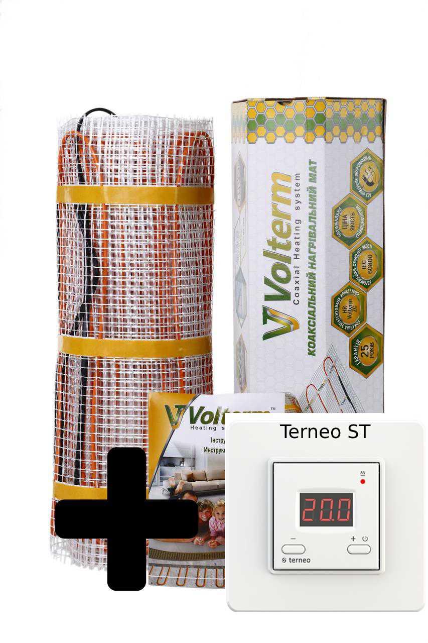 

Теплый пол нагревательный мат Volterm Hot Mat 7.9 кв.м 1350W комплект(Hot Mat 1350)