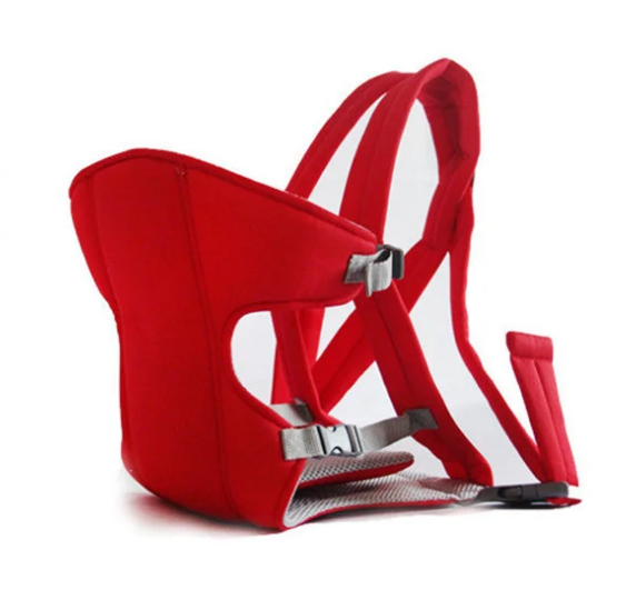 

Слинг-рюкзак (носитель) для ребенка кенгуру Baby Carriers КРАСНЫЙ
