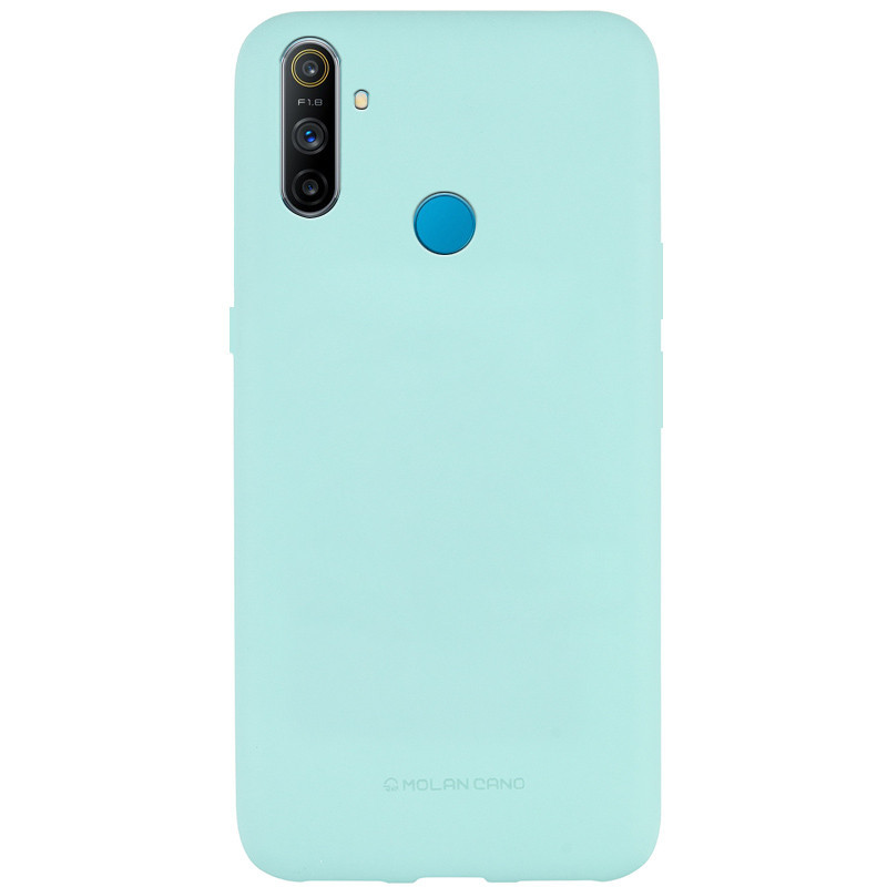 

TPU чехол Molan Cano Smooth для Realme C3, Бирюзовый