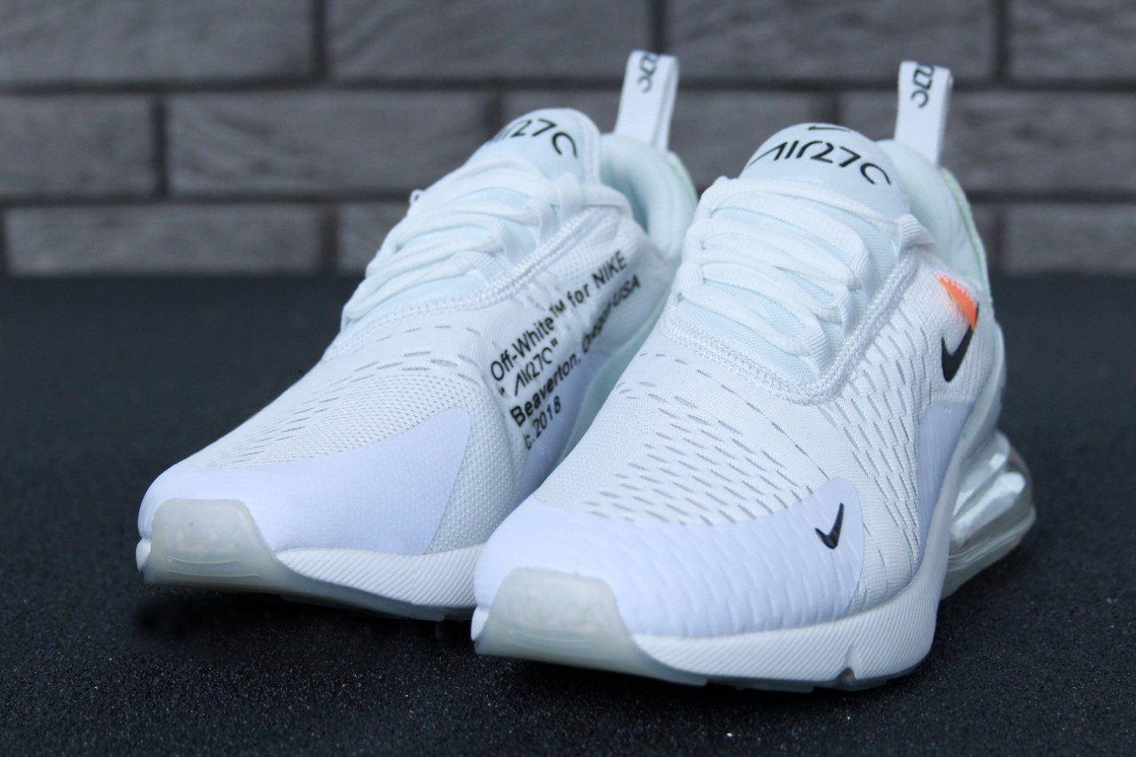 

Женские белые Кроссовки Nike Air Max 270 Off White 39, Белый