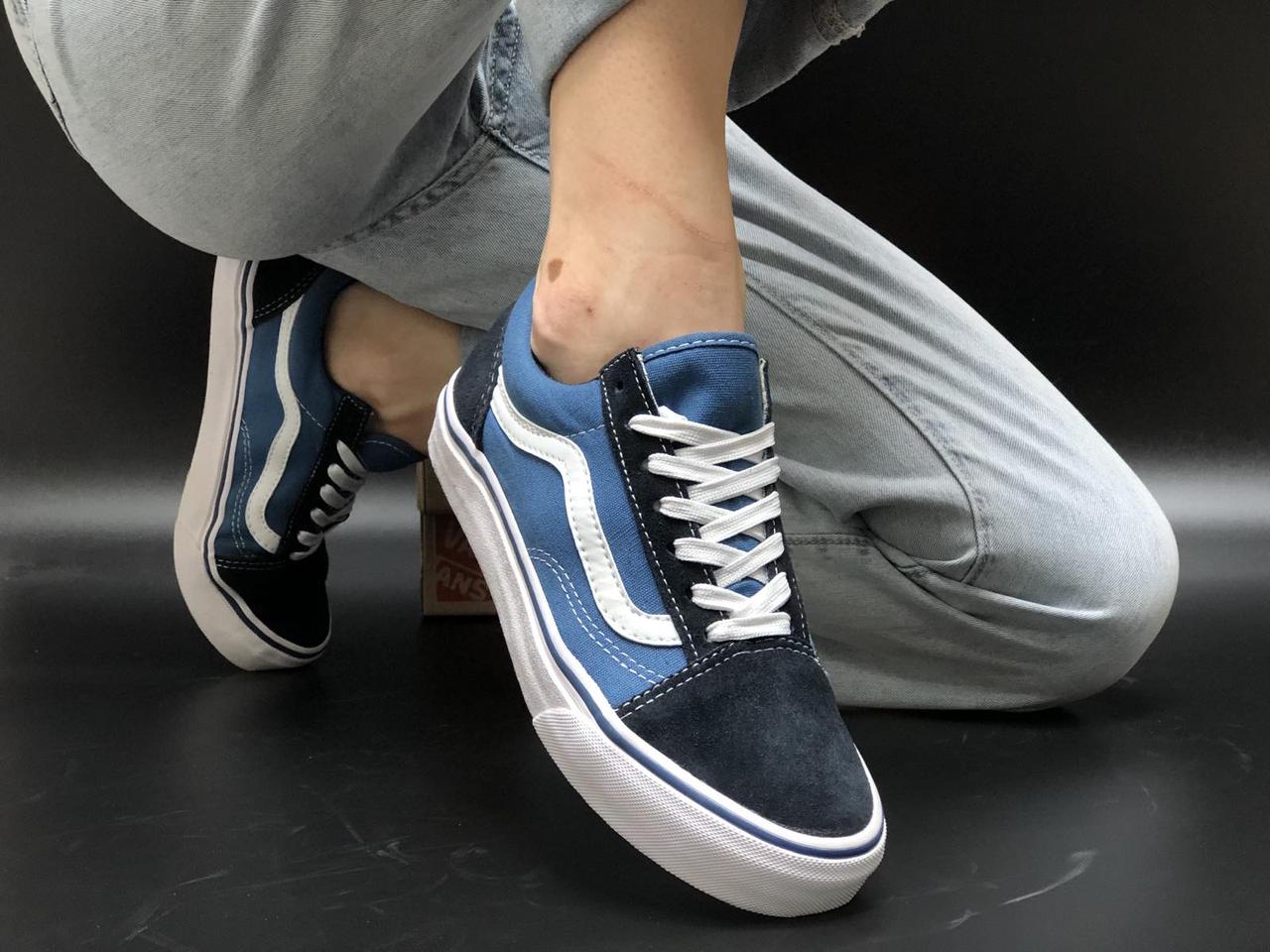 

Женские синие Кеды Vans Old Skool 41, Синий