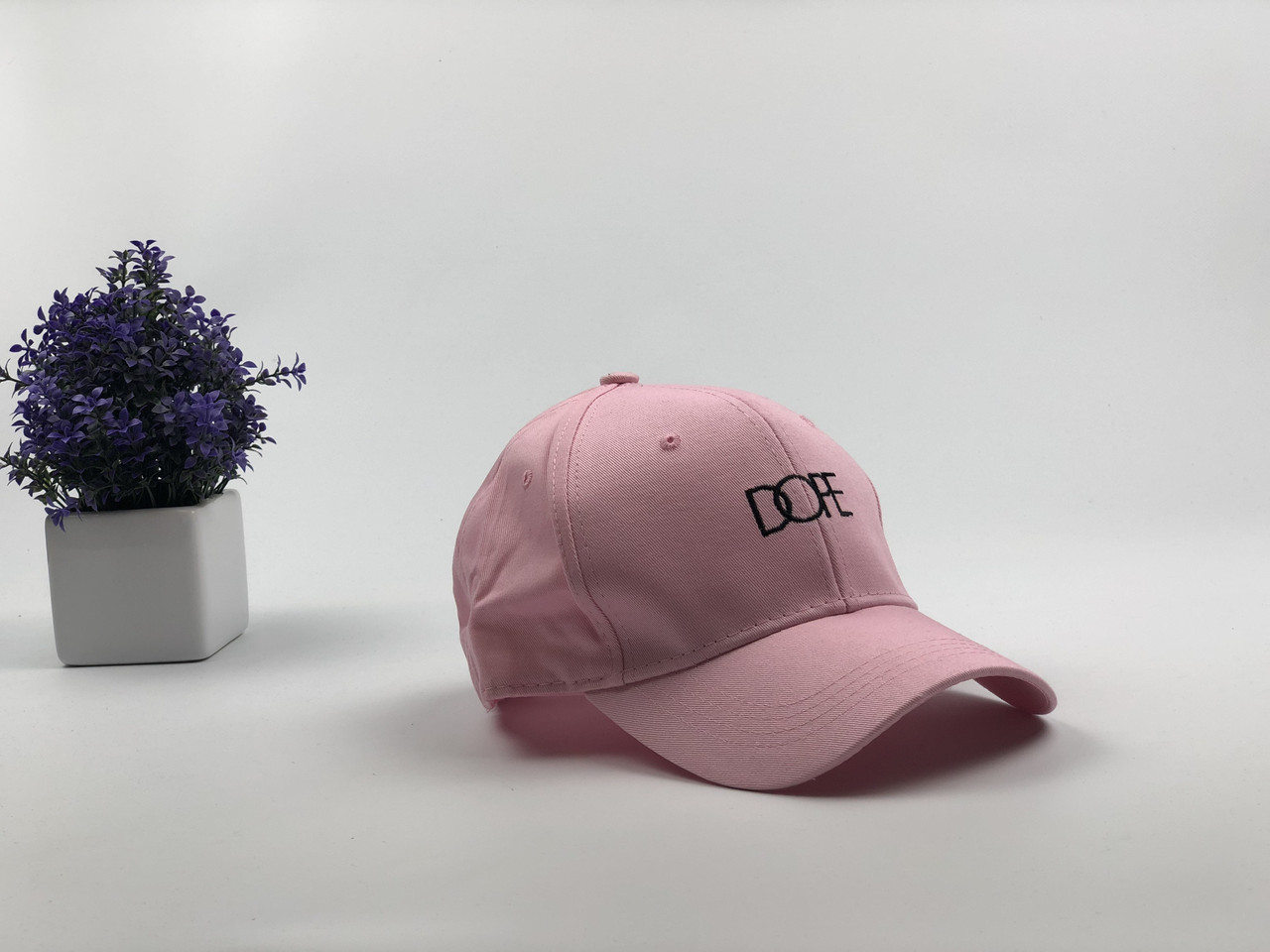 

Кепка Бейсболка Мужская Женская City-A с надписью Dope Розовая, Розовый